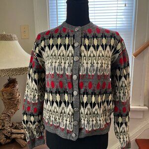 VINTAGE jersild wool cottagecore granny holiday eclectic gpa vintage cardigan